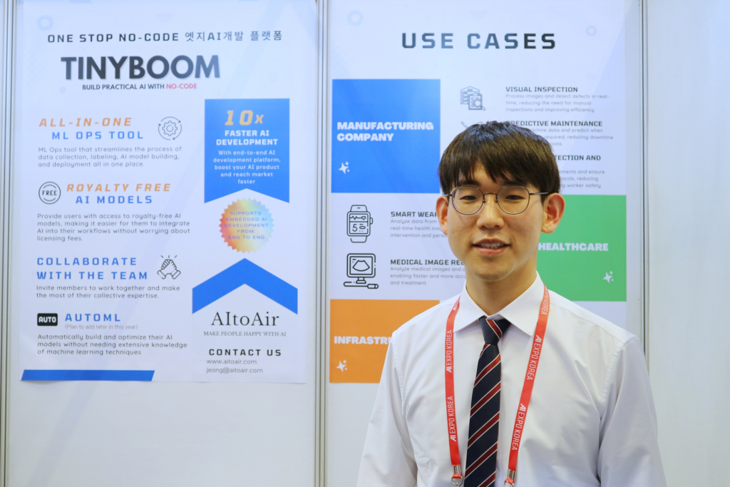 当社代表取締役、AI EXPO KOREA 2023でのインタビューを受ける